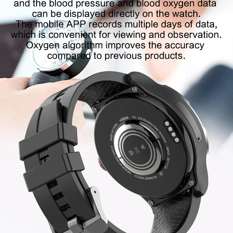 2G 3G 4G Smart Watches internet e-sim Smart Watch Men 4G 128G 1.43" Screen Android 9 GPS wifi 120° Rotary Camera Smartwatch
