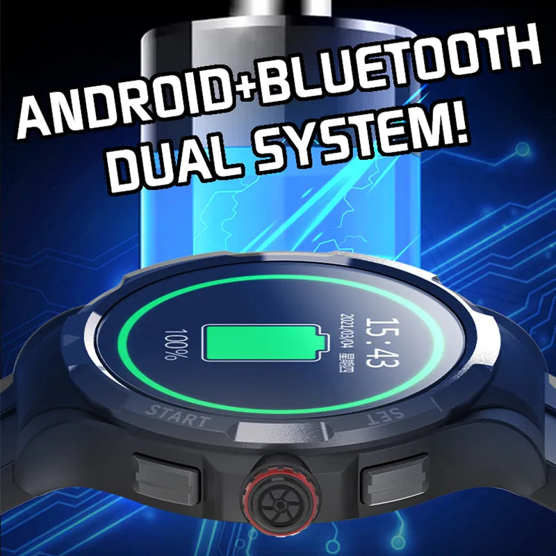 2G 3G 4G Smart Watches internet e-sim Smart Watch Men 4G 128G 1.43" Screen Android 9 GPS wifi 120° Rotary Camera Smartwatch