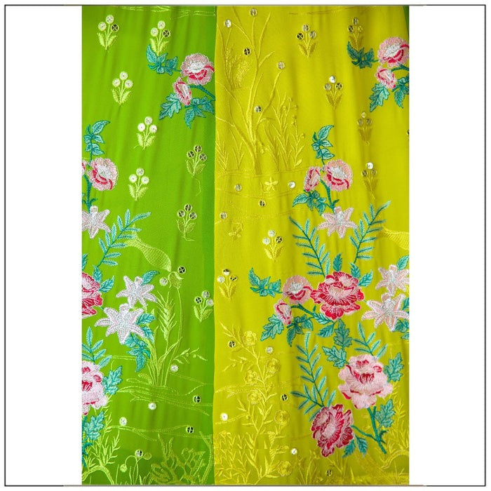 Multi color Thread Embroidery work Designer Lehenga Choli for Any Function