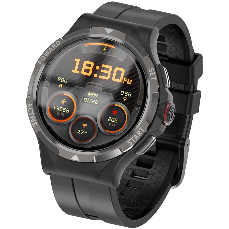 2G 3G 4G Smart Watches internet e-sim Smart Watch Men 4G 128G 1.43" Screen Android 9 GPS wifi 120° Rotary Camera Smartwatch