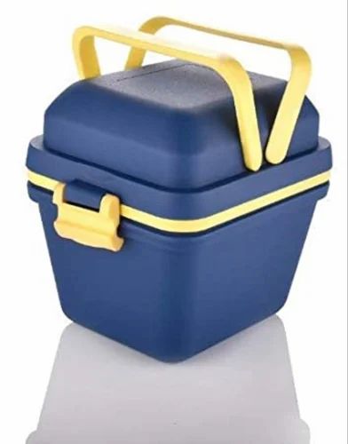 Combo Airtight Lunch Box Set Compartment Tiffin with Handle & Push Lock | Plastic Tiffin Box for Travelling, School Kids & Office Exclusive Pack of 2)