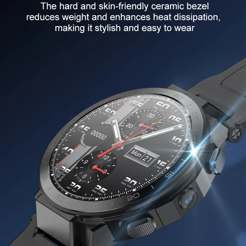 Newest 4G Smart Watch Phone 1080mAh 6GB+128GB Large Memory hd Cameras Smartwatch Support SIM Card GPS Sports Heart Rate Tracker