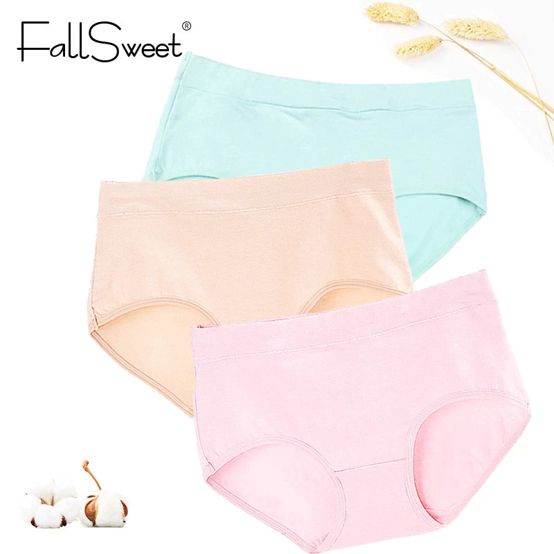 Middle Waist Comfortable Everyday Wear Cotton Panties - Multicolor (pack of 6)