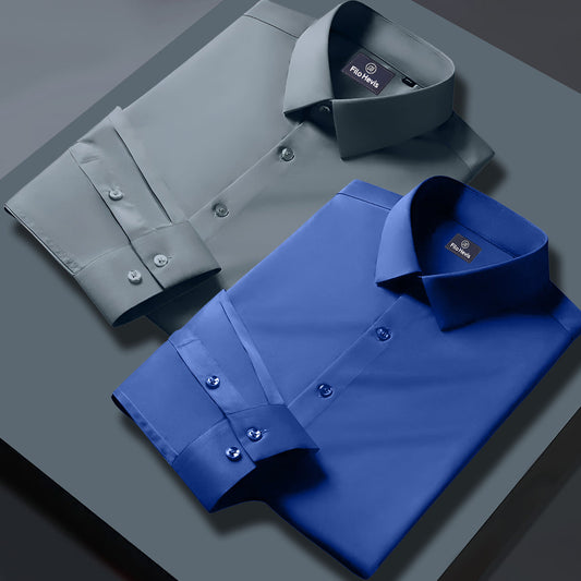 Pack of 2 Premium Cotton Shirt for Men