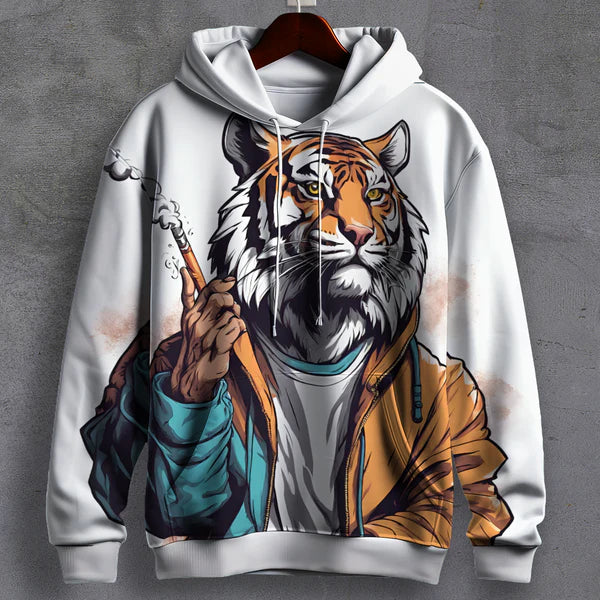 Wild Cigar - Printed Hoodie