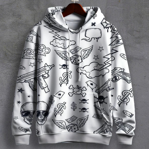 Unisex Printed Hoodie