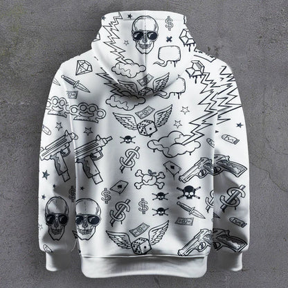 Unisex Printed Hoodie