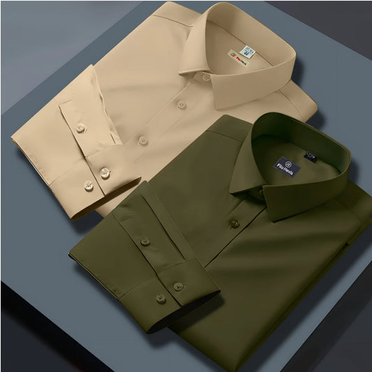 Pack of 2 Premium Cotton Shirt for Men