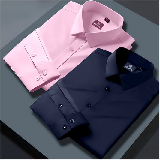 Pack of 2 Premium Cotton Shirt for Men