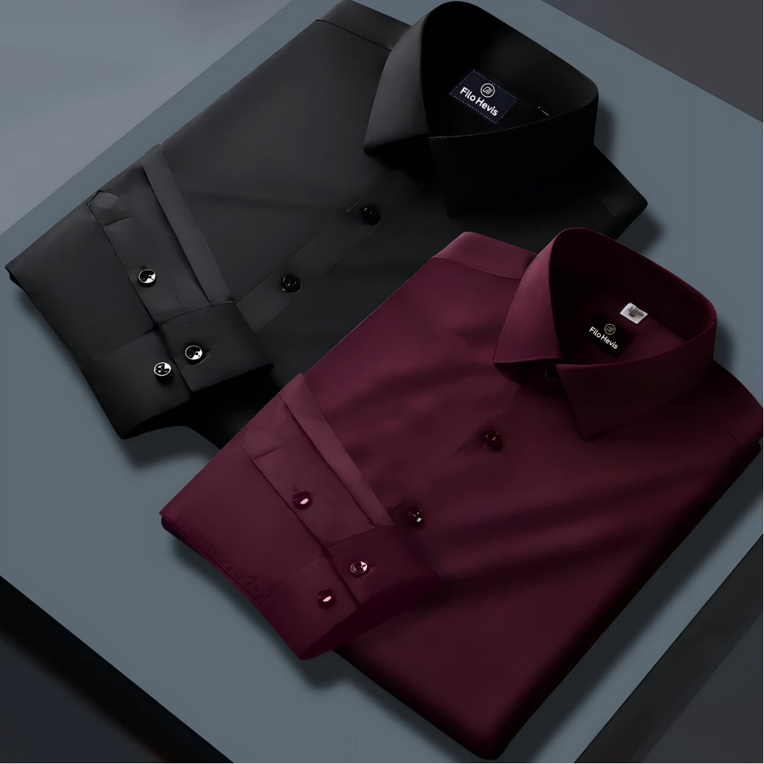 Pack of 2 Premium Cotton Shirt for Men