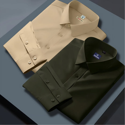 Pack of 2 Premium Cotton Shirt for Man