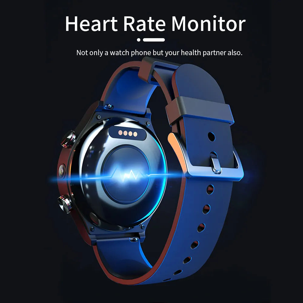 new update Android 10.7 Smart Watches 4G wifi gps Smart Watch Men 128GB ROM Dual Camera Korean language Smartwatch with face id recognition