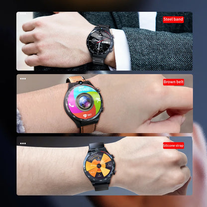 new update Android 10.7 Smart Watches 4G wifi gps Smart Watch Men 128GB ROM Dual Camera Korean language Smartwatch with face id recognition