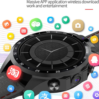New Smart watch 4G netcom 3+32GB Android 7.1 HD dual camera 1.6 inch IPS big screen heart rate monitor support GPS 5MP Smartwatch